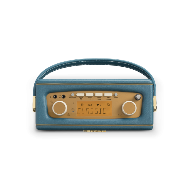 Roberts REV-UNOBTTB Revival Uno Teal Blue  Dab/Fm Radio