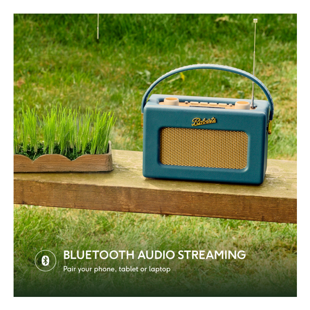 Roberts REV-UNOBTTB Revival Uno Teal Blue  Dab/Fm Radio