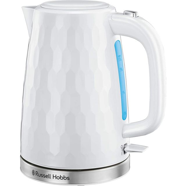 Russell Hobbs 26050 'Honeycomb' White Jug Kettle