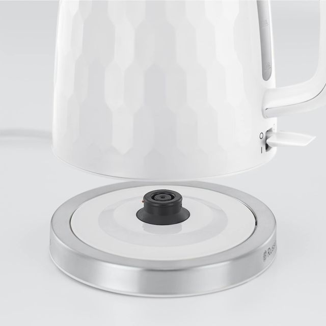 Russell Hobbs 26050 'Honeycomb' White Jug Kettle