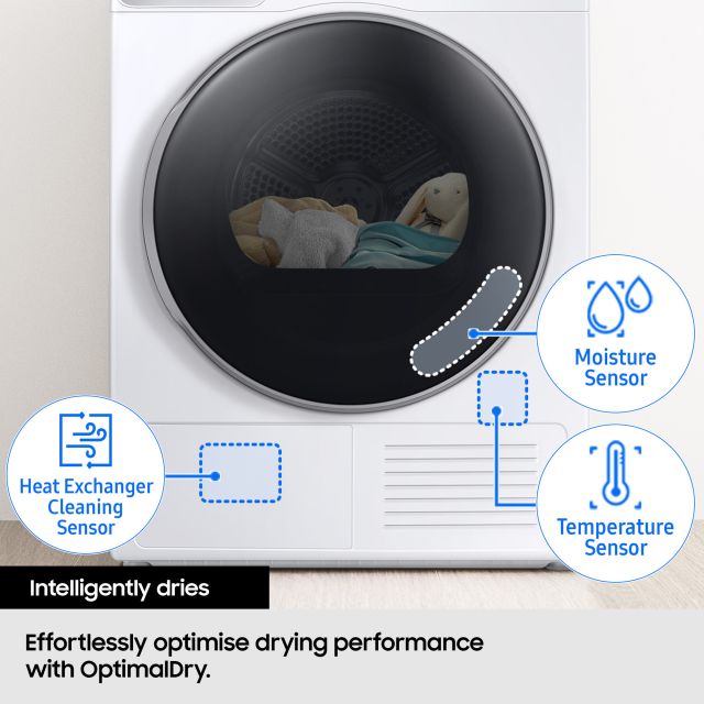 Samsung DV90CGC0A0ABEU 9Kg Heat Pump Tumble Dryer