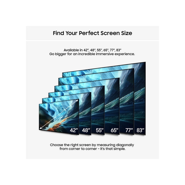 Samsung QE42S90HAEXXU 42inch OLED Glare Free Vision AI Smart TV