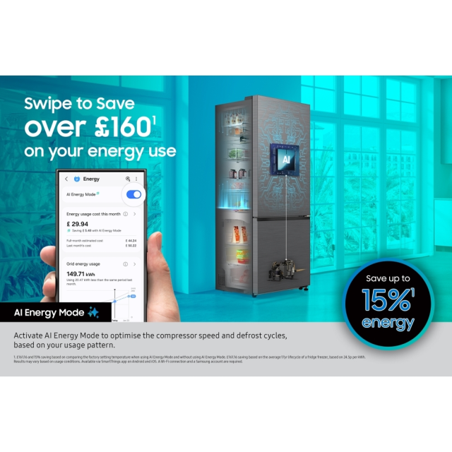 Samsung RB34C632ESA/EU 59.5Cm Frost Free Fridge Freezer