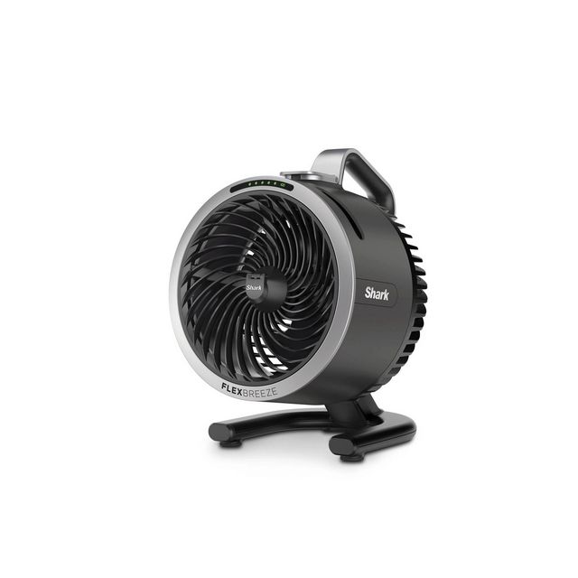Shark FA050UK Flexbreeze Hydrogo Outdoors & Indoors Misting Fan - Cool Grey, Charcoal