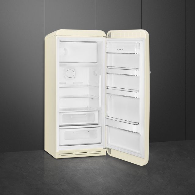 Smeg FAB28RCR6UK 60.1cm Fridge with Freezer Compartment - Cream