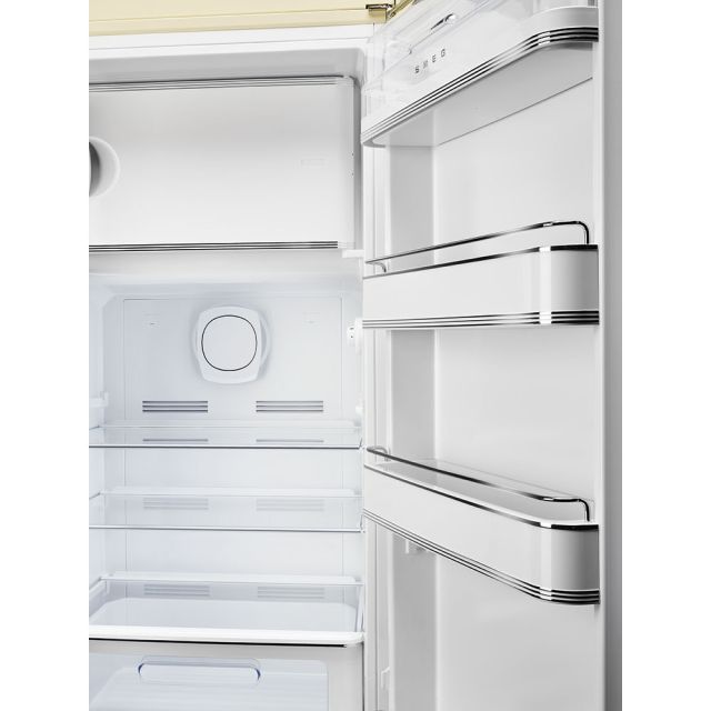 Smeg FAB28RCR6UK 60.1cm Fridge with Freezer Compartment - Cream