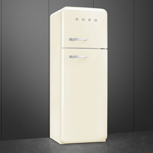 Smeg FAB30RCR6UK 60cm 75/25 Fridge Freezer - Cream