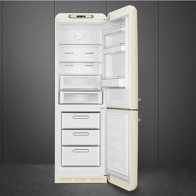 Smeg FAB32RCR6UK 60.1cm 70/30 Fridge Freezer - Cream