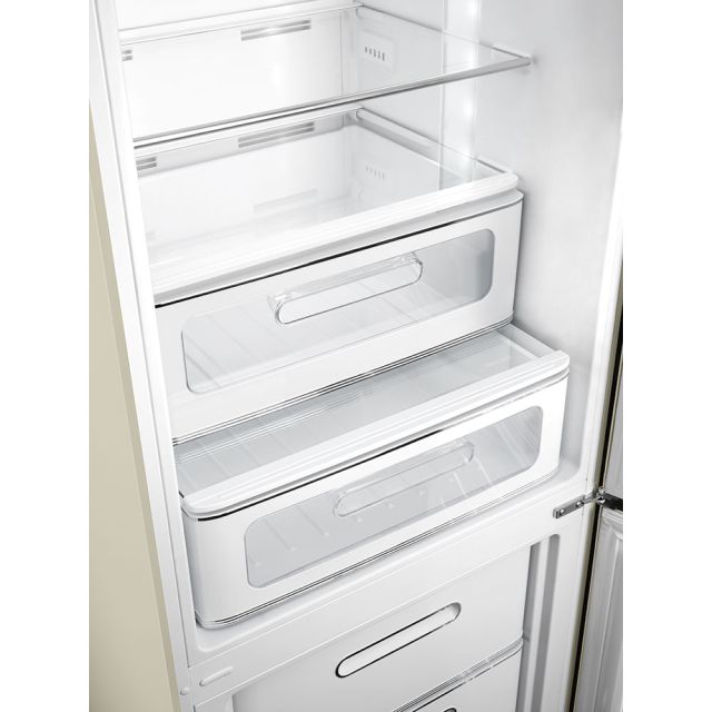 Smeg FAB32RCR6UK 60.1cm 70/30 Fridge Freezer - Cream