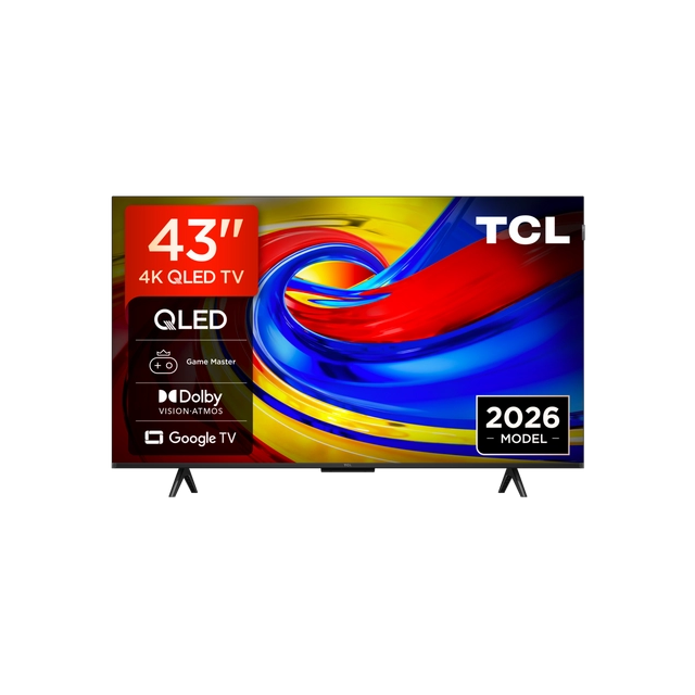 TCL 43P7L-UK 43inch 4K HDR QLED Direct LED Google TV