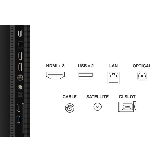 TCL 50P7K-UK 50inch 4K Qled Google Smart TV