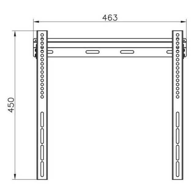 Vivanco 37971 Flat TV Wall Bracket Upto 55'