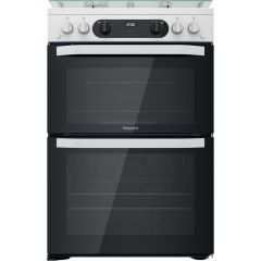 Hotpoint HDM67G0CCW 60Cm Gas Cooker