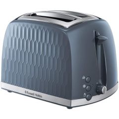 Russell Hobbs 26063 Honeycomb Grey 2 Slice Toaster