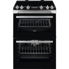 Zanussi ZCV66078XA 60Cm Electric Cooker With Ceramic Hob